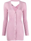 Krizia cross back knit cardigan - Pink