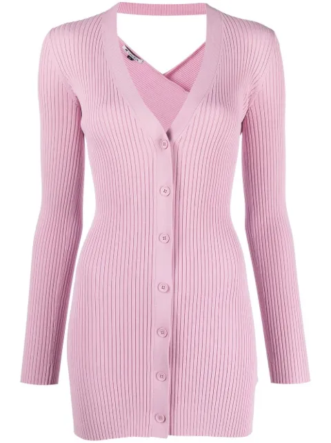 Krizia cross back knit cardigan
