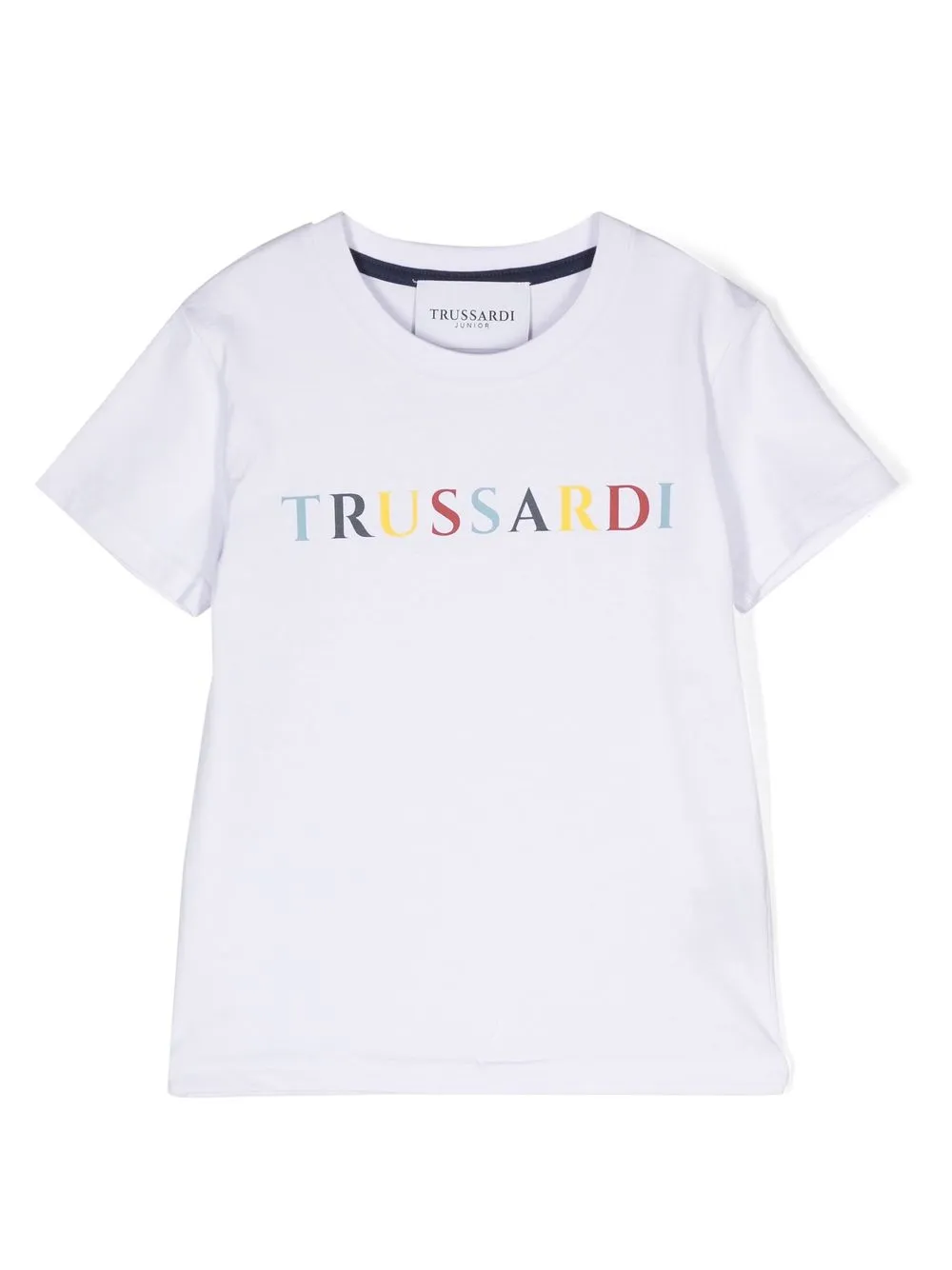 

TRUSSARDI JUNIOR playera con logo estampado - Blanco