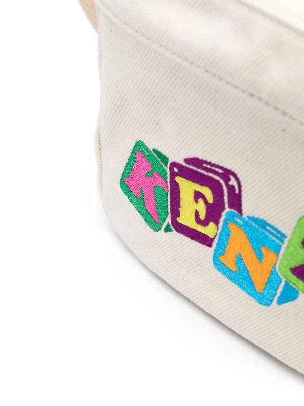 Kenzo Boke Flower Signature Print Bag | Neutrals | FARFETCH TR