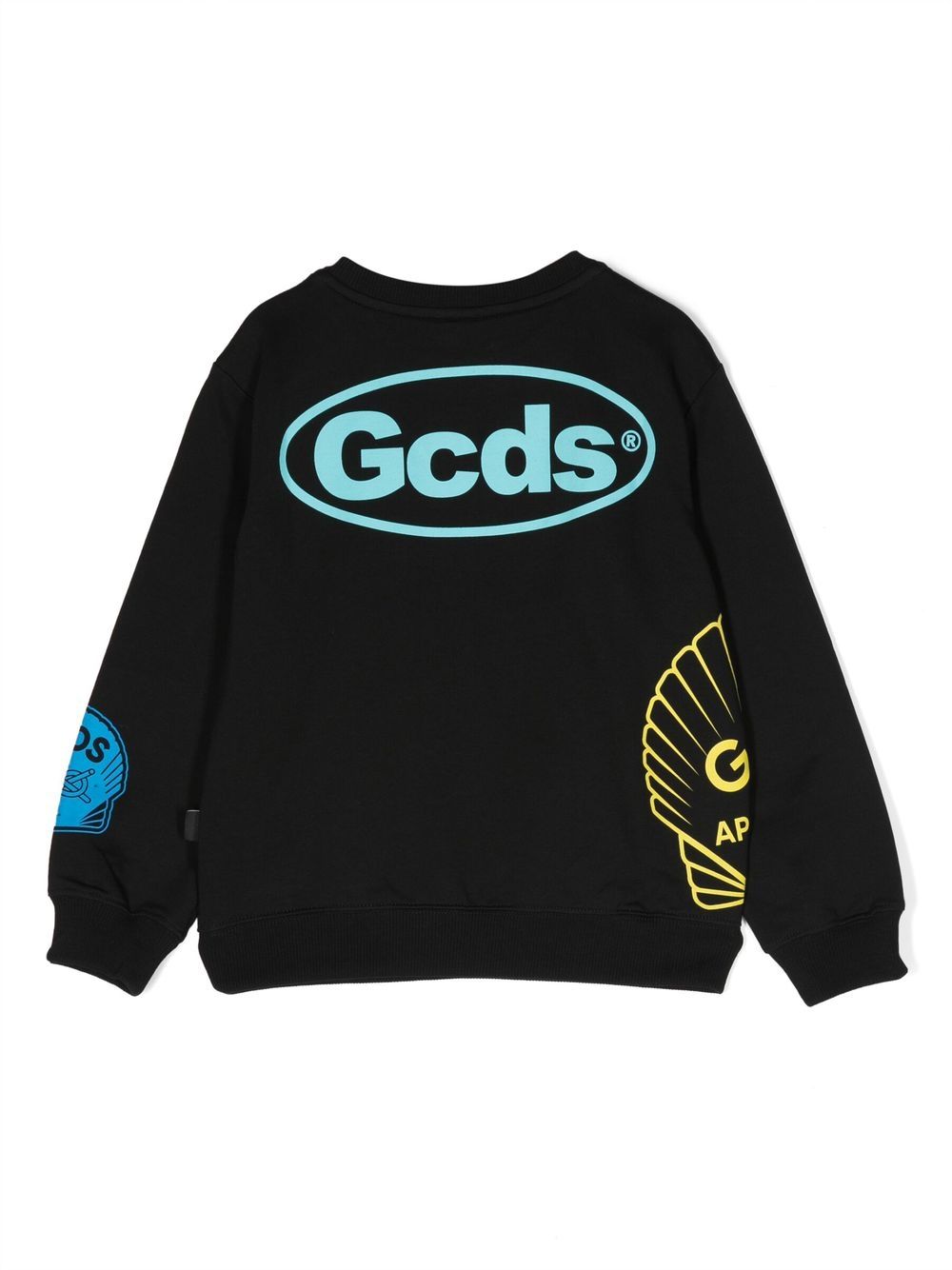 Gcds Kids Sweater met logoprint - Zwart