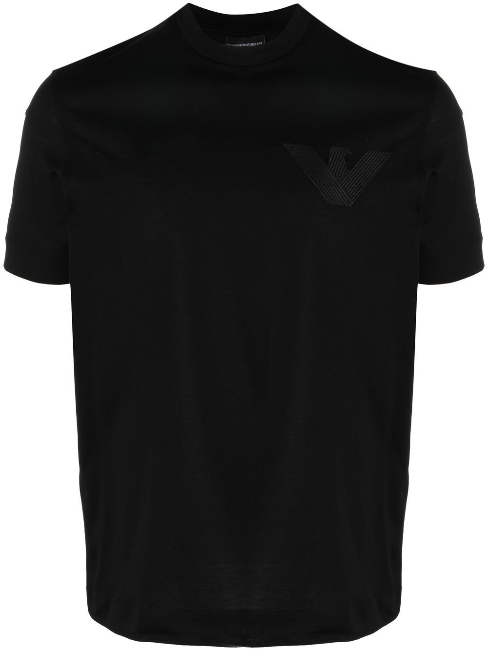 

Emporio Armani logo-embroidered t-shirt - Black