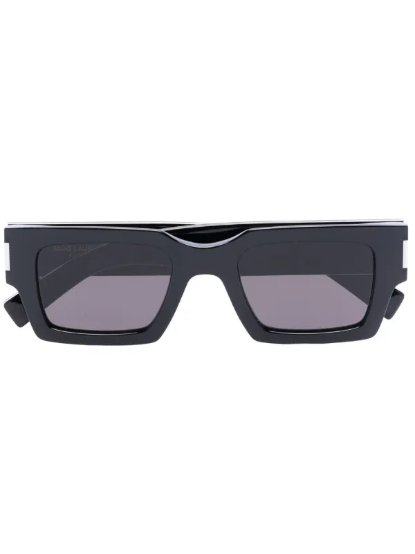 Saint Laurent Eyewear スクエアフレーム サングラス | ブラック