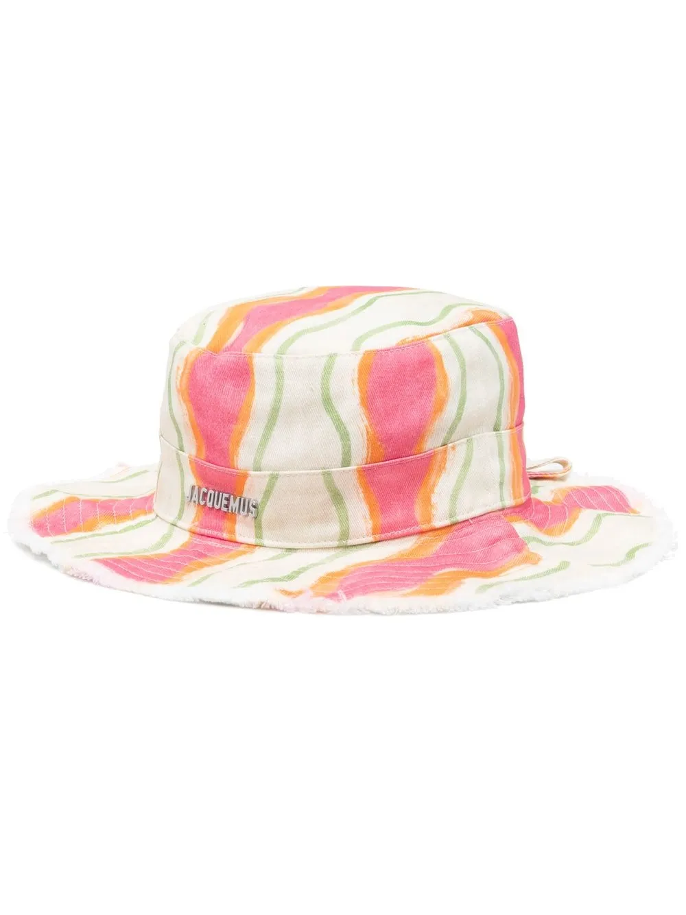 

Jacquemus sombrero de verano con estampado abstracto - Rosado