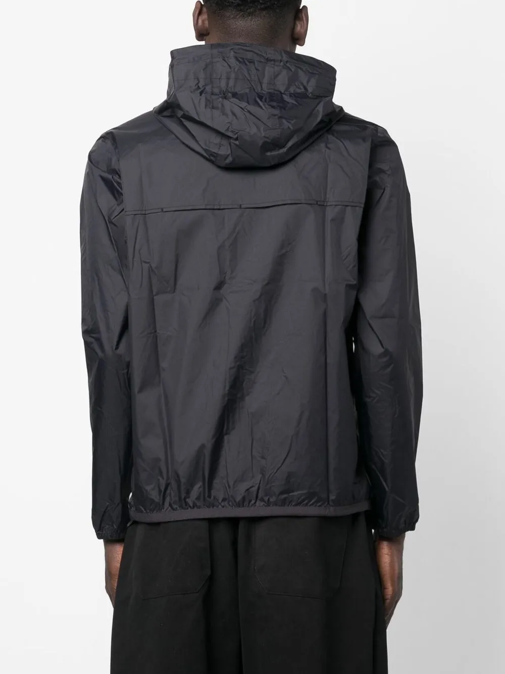 Shop Comme Des Garçons Play Lightweight Hooded Jacket In Neutrals