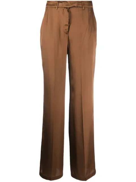 Semicouture high-waisted straight-leg trousers 