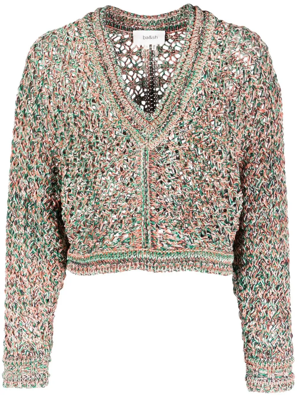 

Ba&Sh chunky-knit V-neck sweatshirt - Green