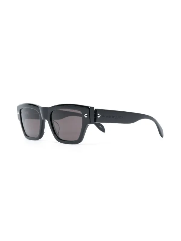 ALEXANDER MCQUEEN スクエアオーバーサイズフレームサングラス Alexander McQueen Eyewear スクエアフレーム サングラス