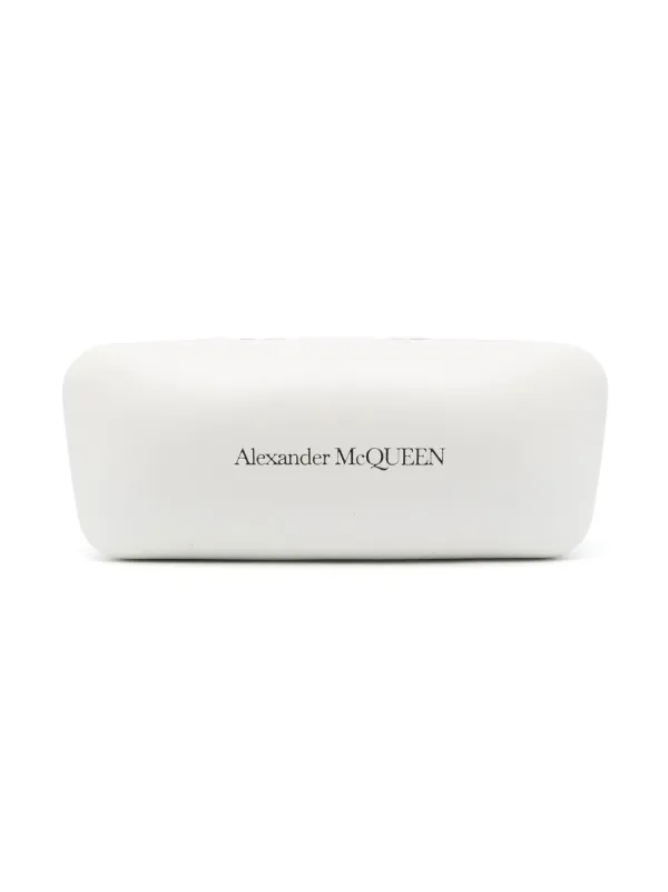 ALEXANDER MCQUEEN スクエアオーバーサイズフレームサングラス Alexander McQueen Eyewear スクエアフレーム サングラス