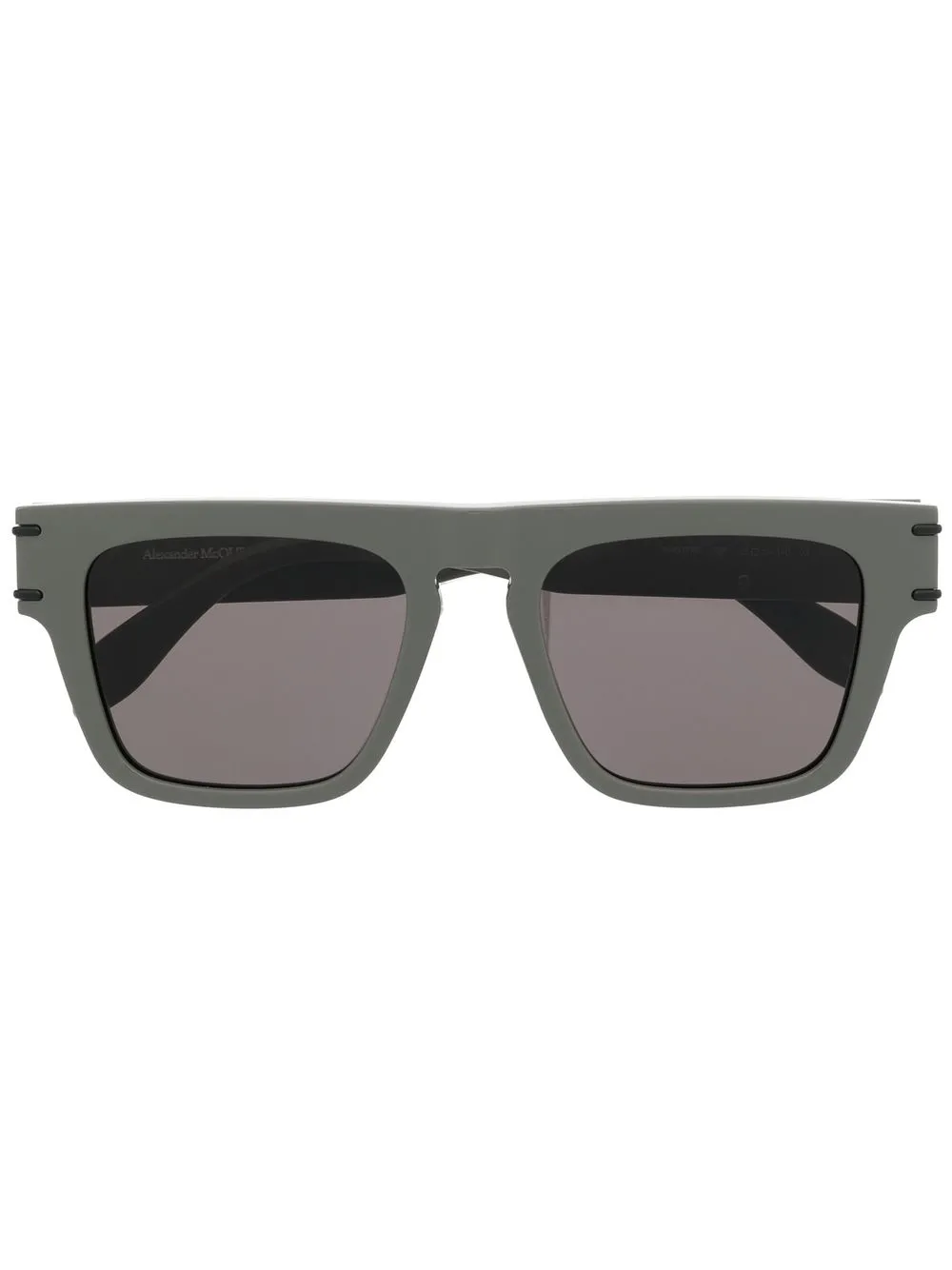 

Alexander McQueen Eyewear logo-print arm sunglasses - Grey