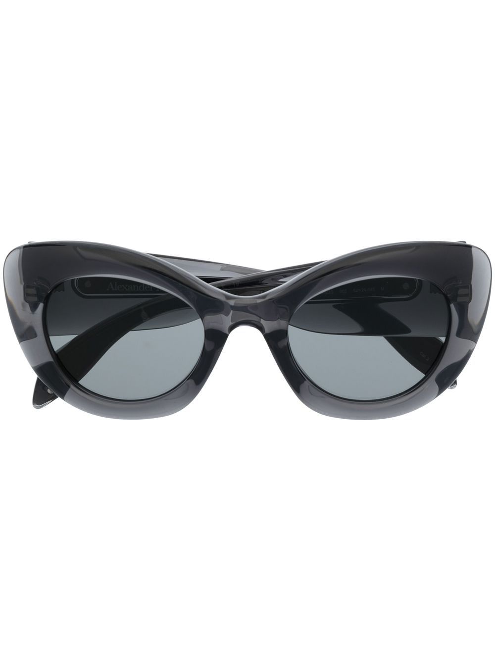 Alexander Mcqueen Transparent Cat-eye Frame Sunglasses