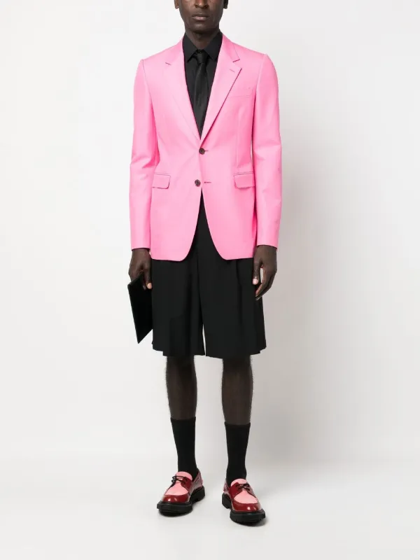 ジャケット Alexander Mcqueen Pink Wool Blend Blazer Alexander McQueen Tailored Blazer | Pink | FARFETCH PL