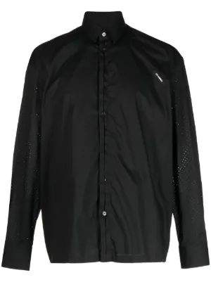 DSQUARED2 Iconic logo-print Shirt | Black | FARFETCH