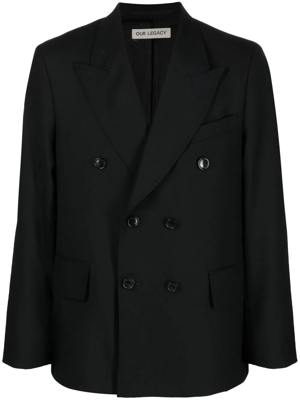 

OUR LEGACY double-breasted blazer - Black