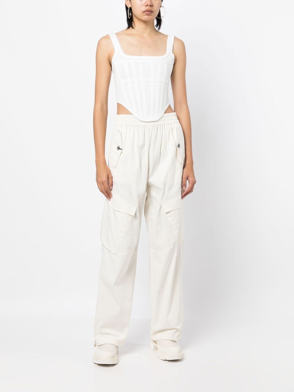 Image 2 of Dion Lee straight-leg cargo trousers