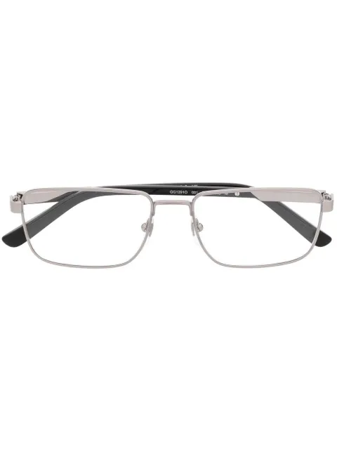 Gucci Eyewear logo-engraved rectangle-frame glasses