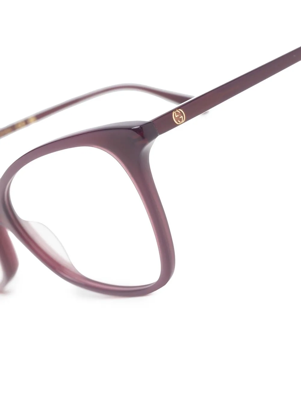 Gucci Cat-eye Frame Optical Glasses In Purple