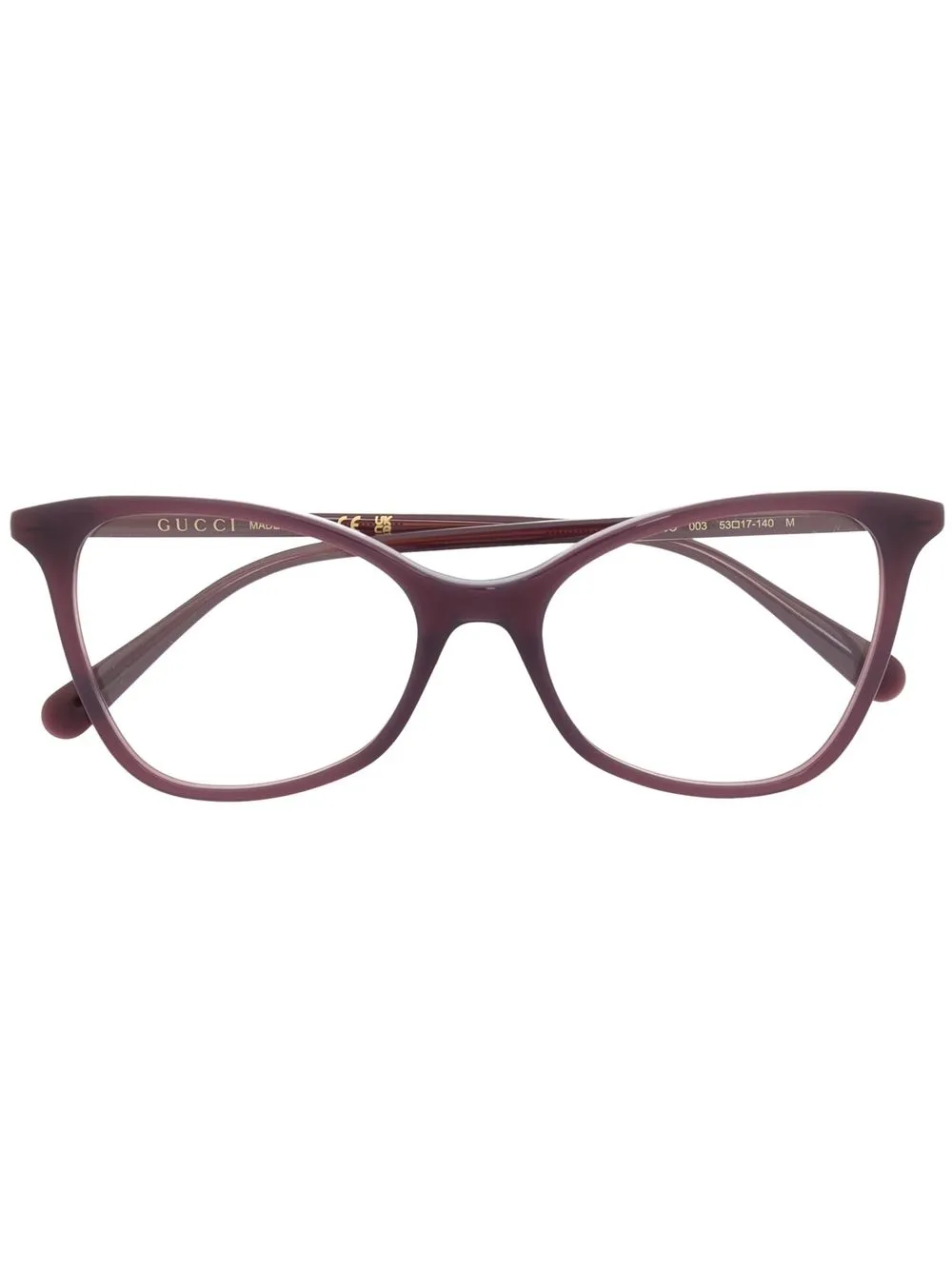 Gucci Eyewear cat-eye frame optical glasses | Purple | Image 1