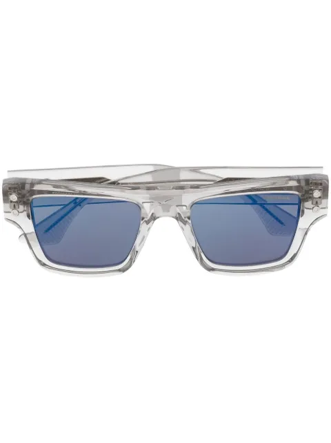 Montblanc rectangular-frame transparent sunglasses