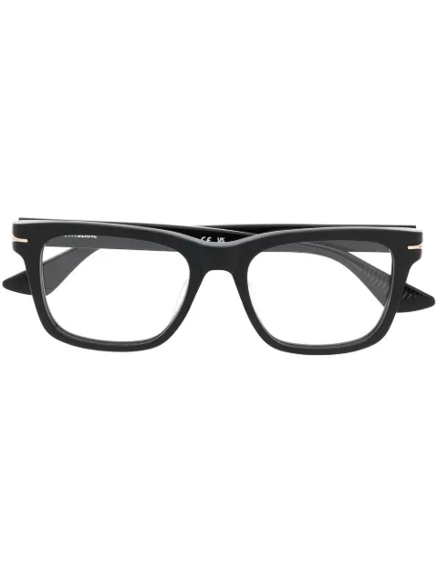 Montblanc logo-detail square-frame glasses