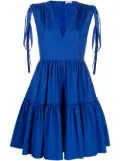 RED Valentino tiered A-line minidress - Blue