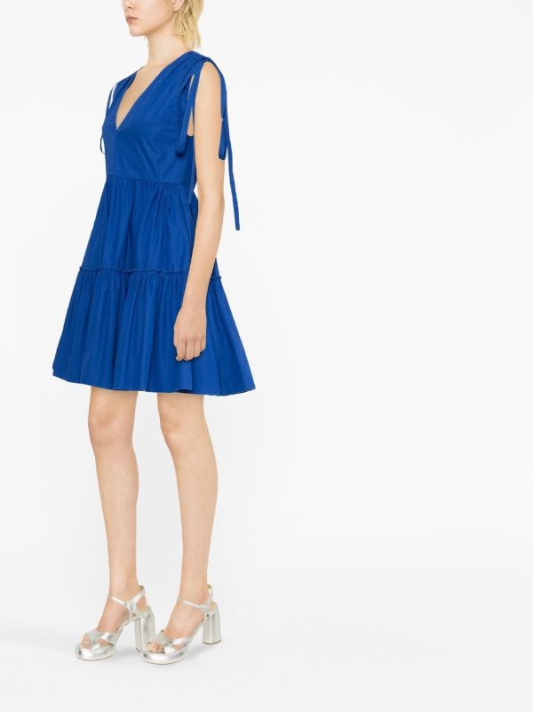 RED Valentino Tiered A-line Minidress - Farfetch