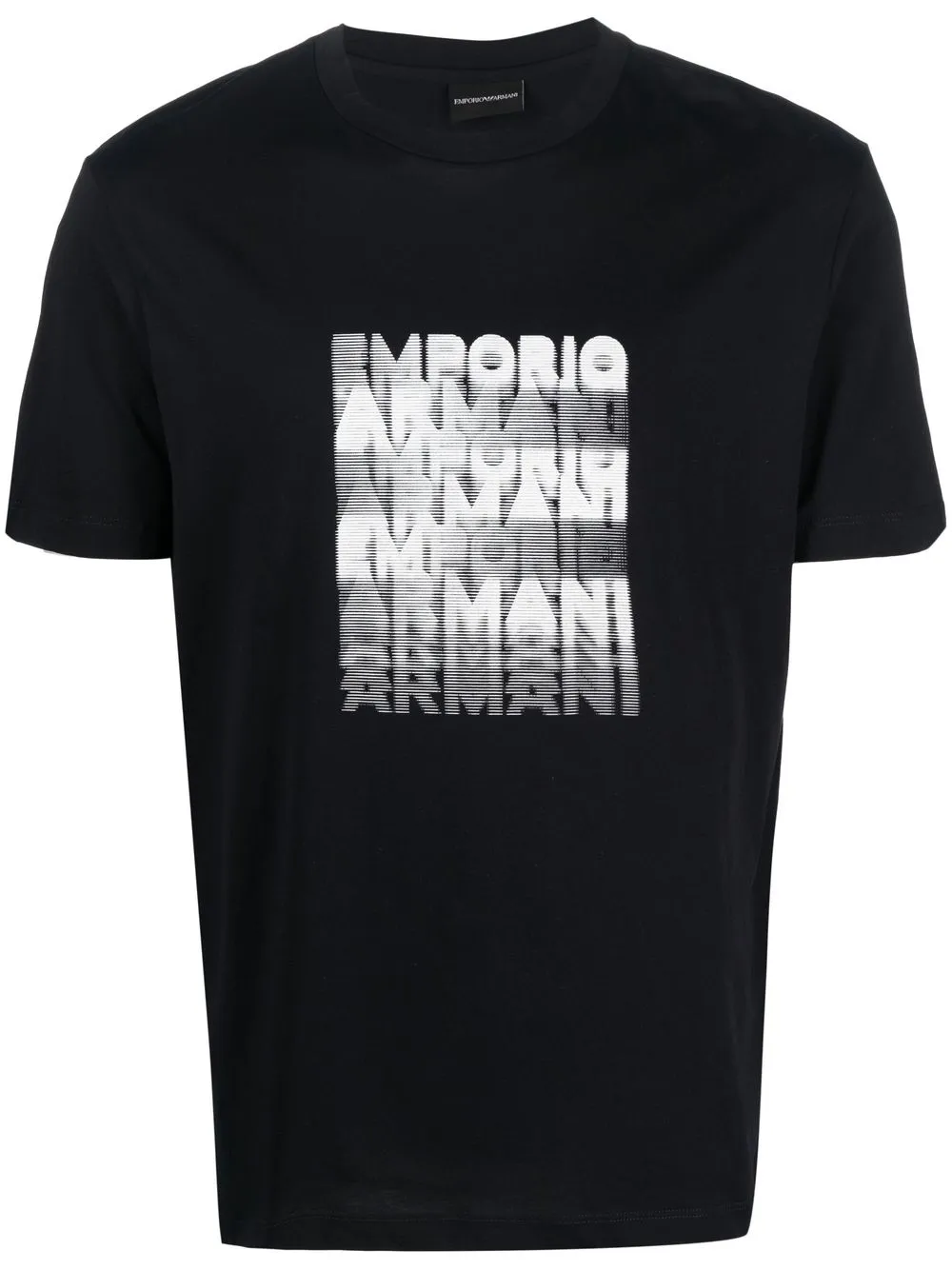 

Emporio Armani playera con logo estampado - Azul