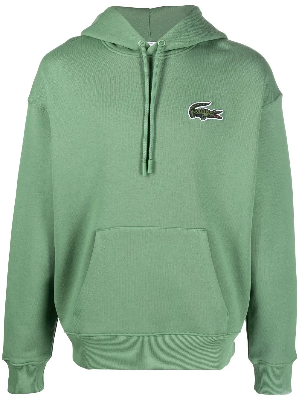 

Lacoste logo-patch hoodie - Green