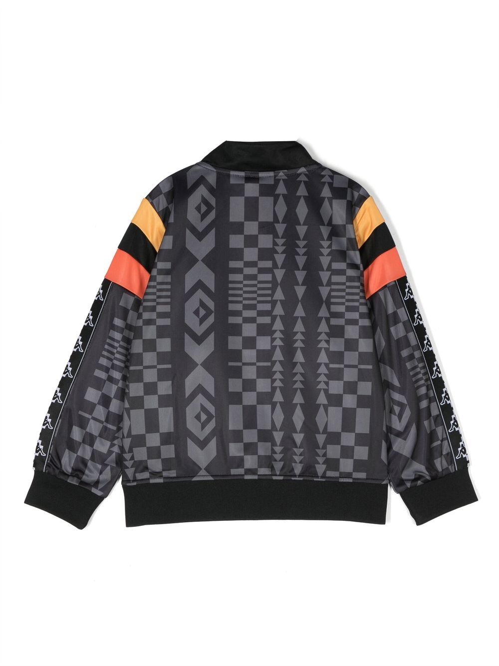 Shop Marcelo Burlon County Of Milan Geometric-print Track Jacket In Black
