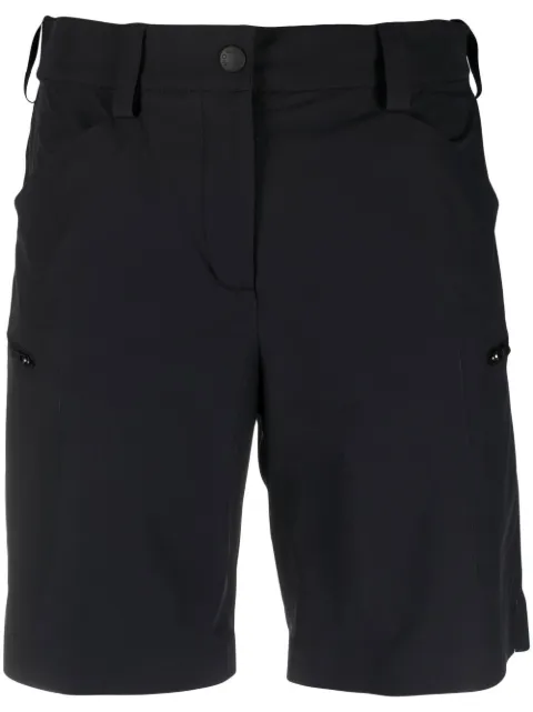 Moncler Grenoble shorts anchos con logo estampado
