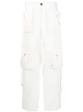 DSQUARED2 multi-pocket cargo trousers - White