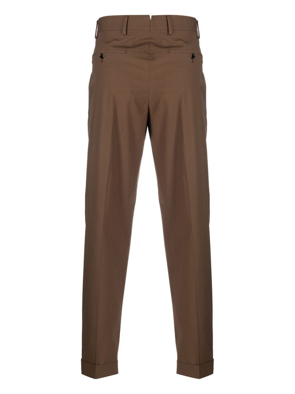 Shop Dell'oglio Robert Tapered-leg Chinos In Brown