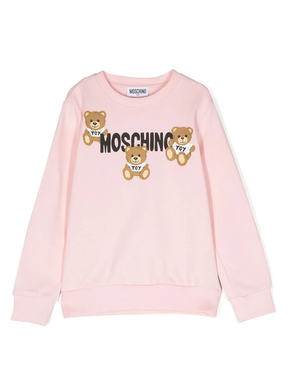 

Moschino Kids sudadera con motivo Teddy Bear - Rosado