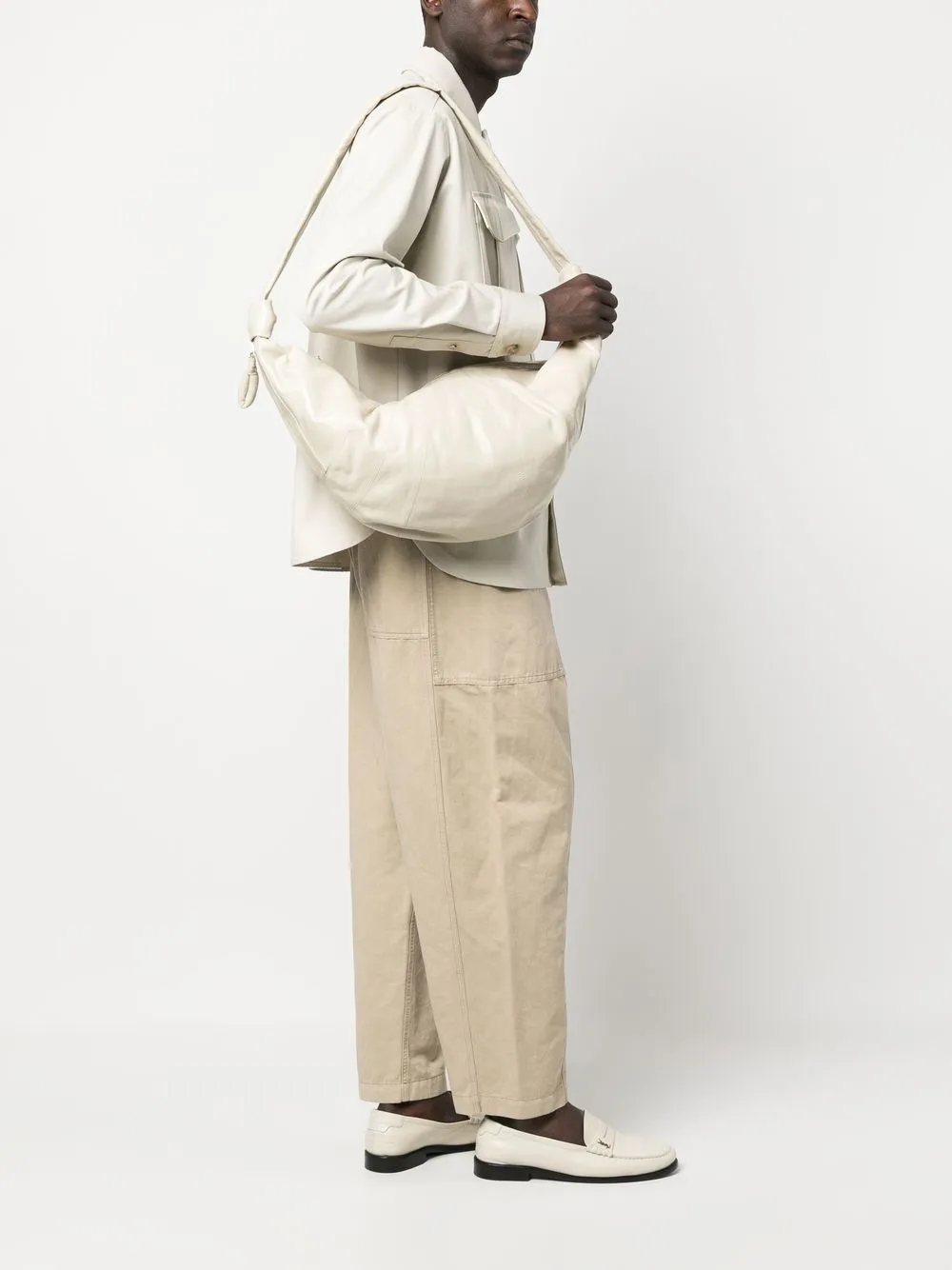 Lemaire Croissant schoudertas - Beige