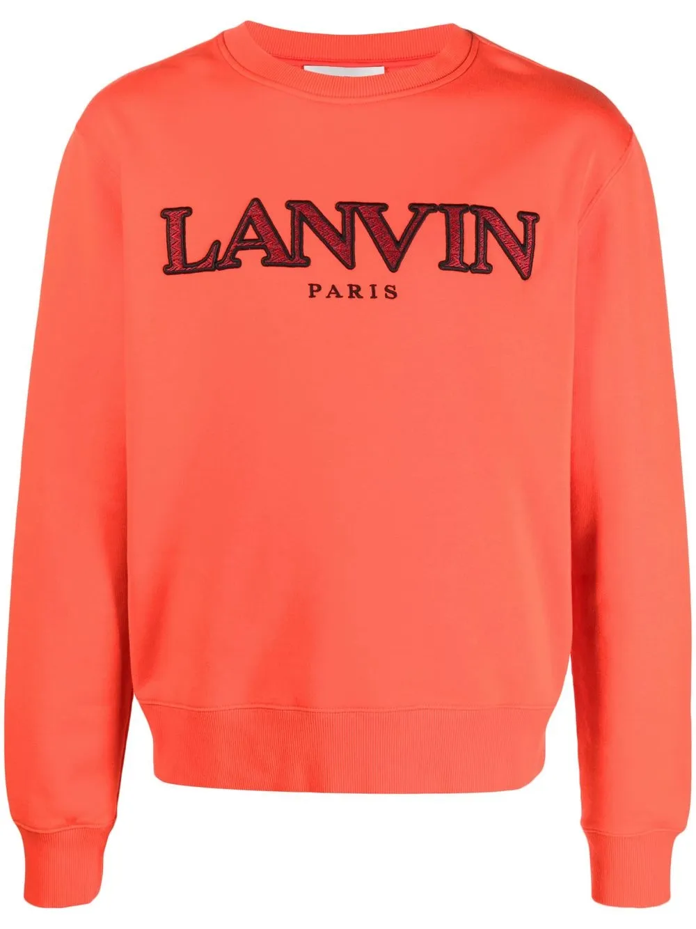 

Lanvin logo-embroidered cotton sweatshirt