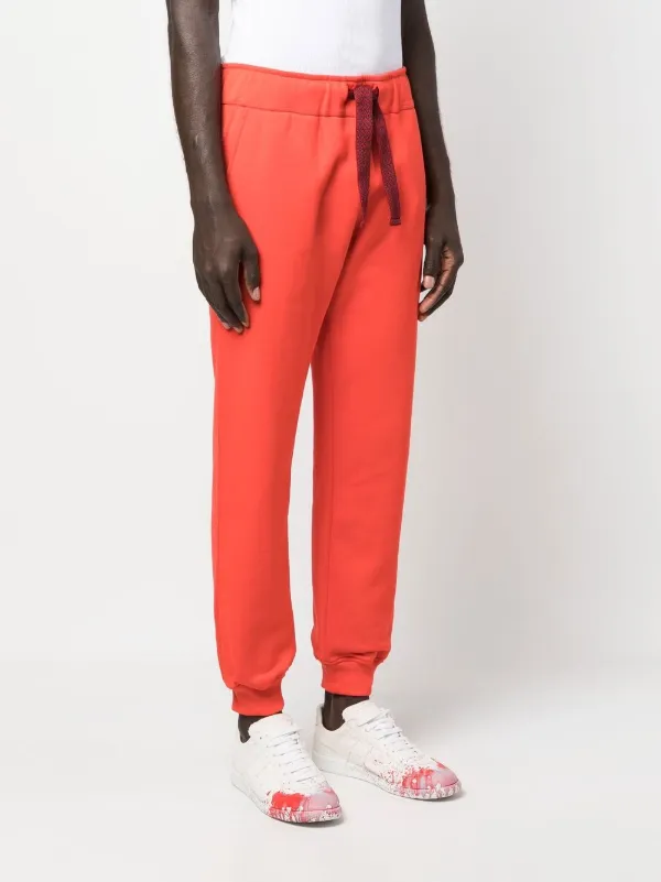 Lanvin Curb Woven Drawstring Track Pants | Red | FARFETCH