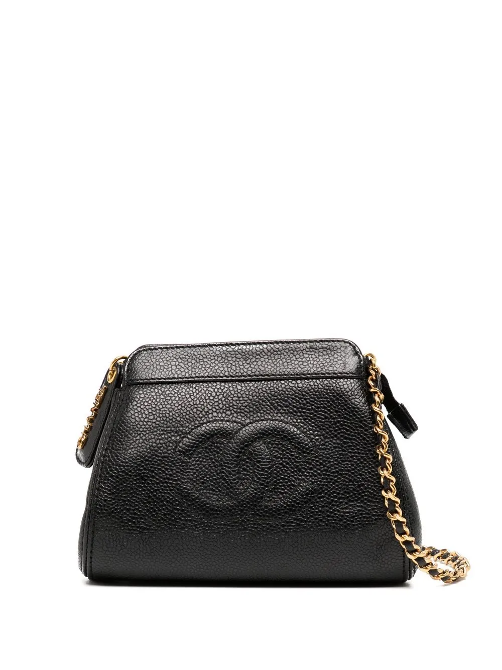 

CHANEL Pre-Owned 1998-1999 CC leather crossbody bag - Black