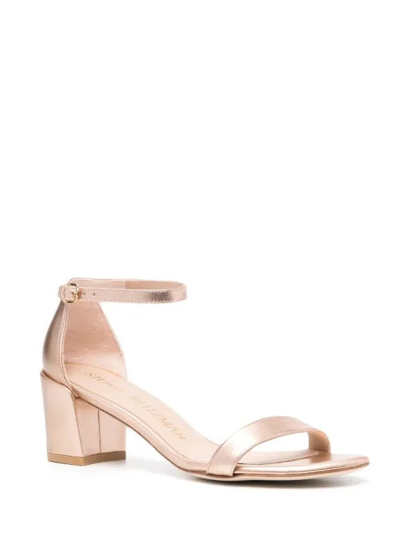 Stuart weitzman 2025 metallic sandals