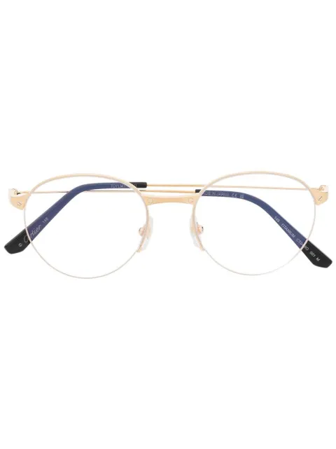 Cartier Eyewear lentes con armazón redonda