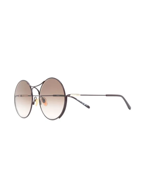 Chloé round frame acetate sunglasses on sale