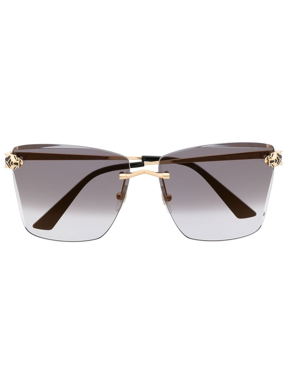 Cartier Panther Frameless Glasses In Gold