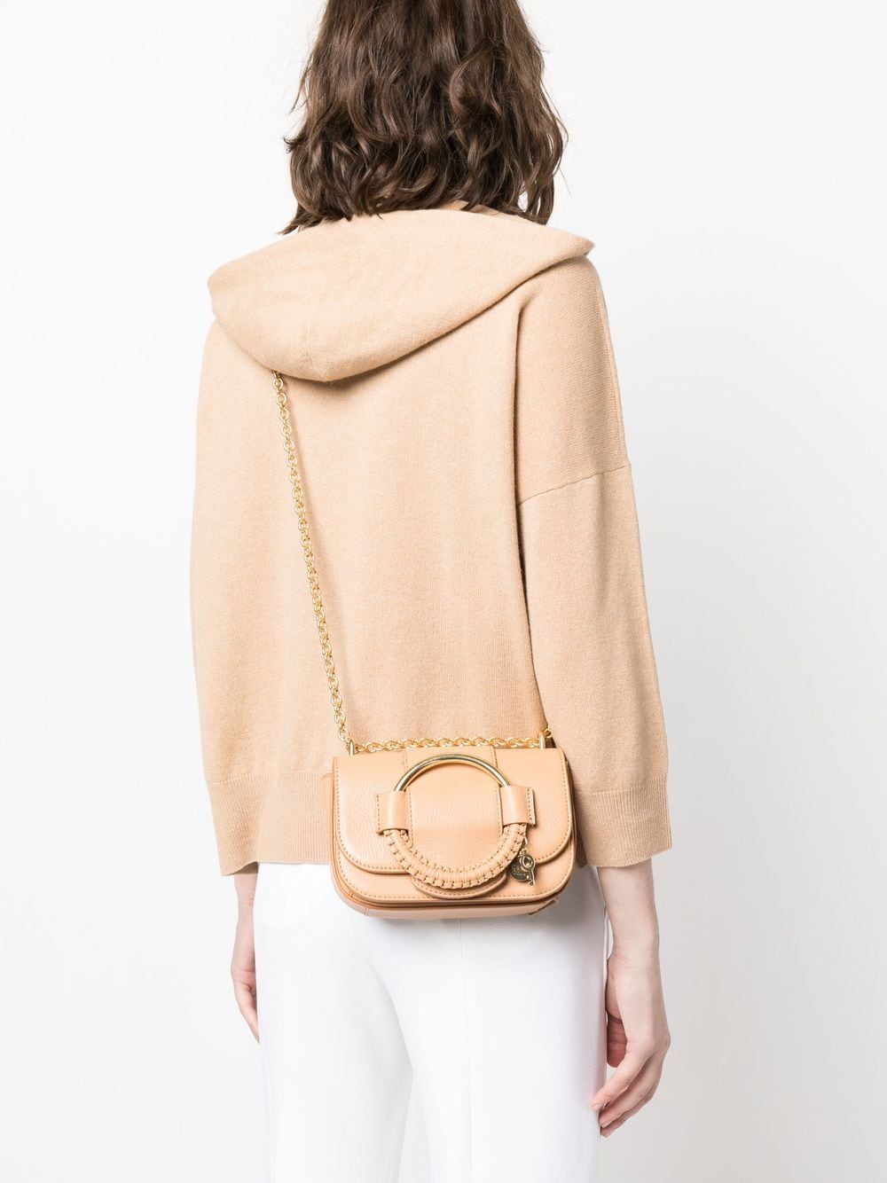 Shop See By Chloé Hana Shoulder Bag In Brown