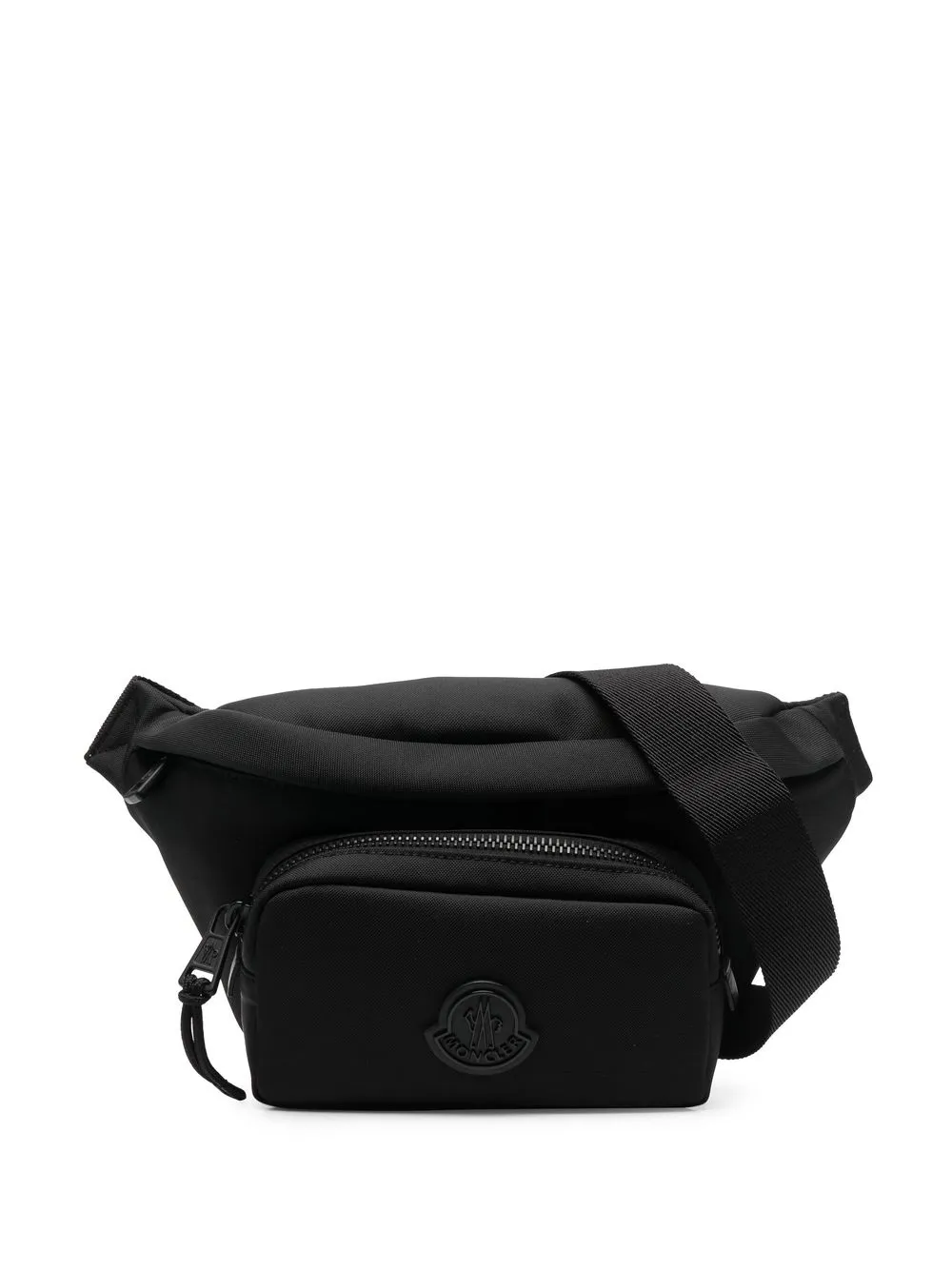 Shop Moncler Durance Logo-patch Belt Bag In Schwarz