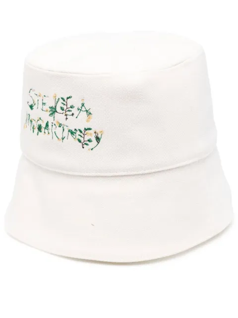Stella McCartney embroidered-logo bucket hat