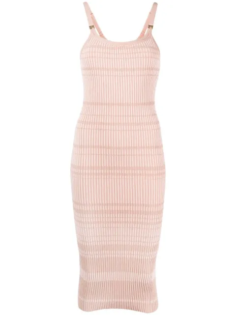 Elisabetta Franchi - sleeveless ribbed-knit dress