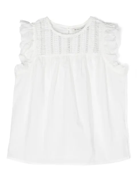 THE NEW SOCIETY ruffle-detail sleeveless blouse