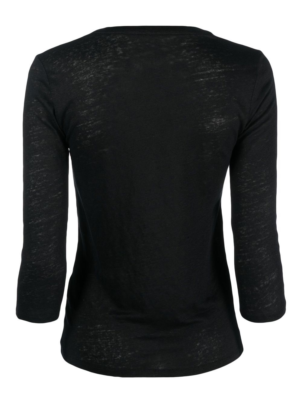 Shop Majestic V-neck Jersey-knit T-shirt In Schwarz