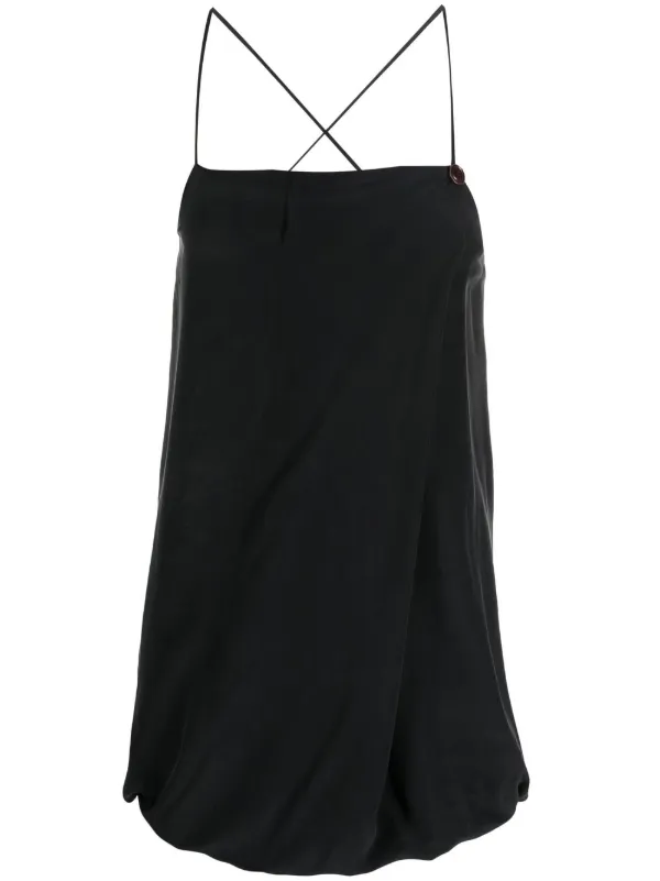 Straight neck spaghetti strap top hotsell
