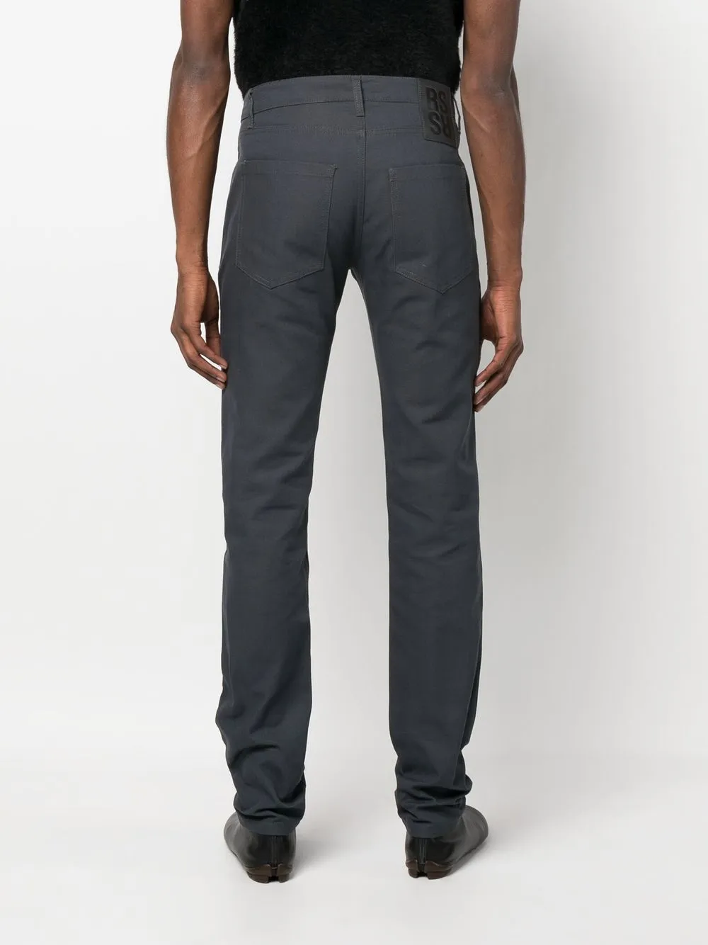 Shop Raf Simons Straight-leg Jeans In Blue