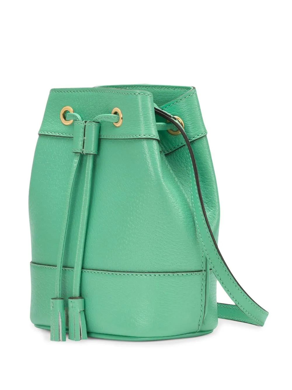 Gucci Mini Ophidia Leather Bucket Bag In Green ModeSens